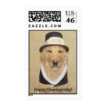 Happy Thanksgiving! postage by myrtieshuman Happy Thanksgiving! postage