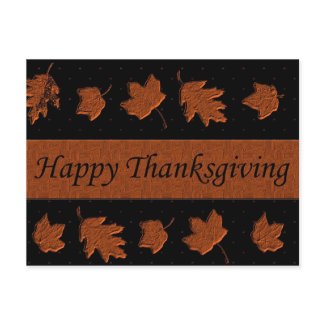 Happy Thanksgiving postcard