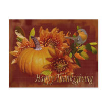 Happy Thanksgiving Postcard by touchministry Happy Thanksgiving Postcard