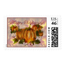 HAPPY THANKSGIVING PUMPKINS by SHARON SHARPE Stamp