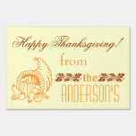 Happy Thanksgiving Sign