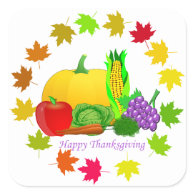 Happy Thanksgiving Sticker