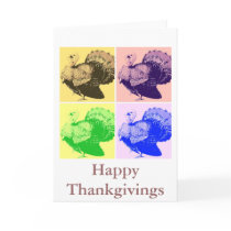 Happy Thanksgiving Turkey cards