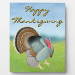 Happy Thanksgiving Turkey Customizable Plaque