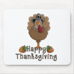 happy thanksgiving turkey mouse pads