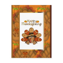 Happy Thanksgiving Turkey Postcard