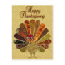 Happy Thanksgiving Turkey - Postcard