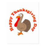 Happy Thanksgiving Turkey Postcard