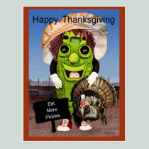 Happy Thanksgiving With Dolly Dill Postcards postcards