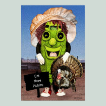 Happy Thanksgiving With Dolly Dill Poster posters