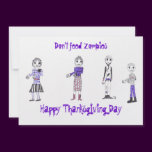 Happy Thanksgiving Zombie