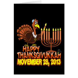 Happy Thanksgivukkah Hanukkah Thanksgiving Cards