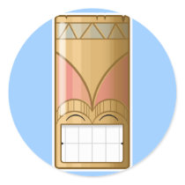 Happy Tiki stickers