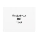 Happy to be alone postcards by StarTech Happy to be alone postcards