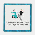 Happy To Be Child Free Magnets