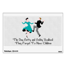 Happy To Be Child Free Wall Decals