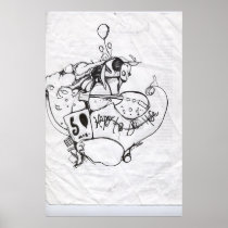 happy to be here print