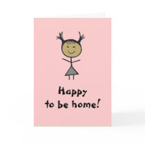 Happy to be home! card
