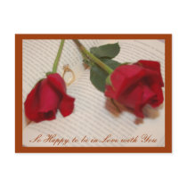 Happy to be in loved Postcard