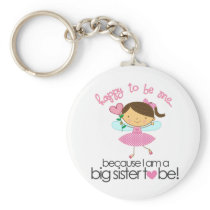 Happy To Be Me Fairy Big Sister T-shirt Keychain