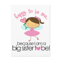 Happy To Be Me Fairy Big Sister T-shirt Postcard