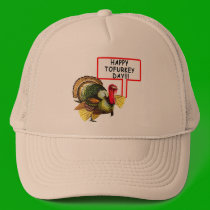 Happy Tofurkey Day! Funny Thanksgiving T shirt hats
