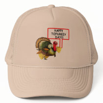 Happy Tofurkey Day! Funny Thanksgiving T shirt hats by greenbaby Happy Tofurkey Day! Funny Thanksgiving T shirt hats