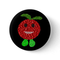 Happy Tomato Button