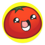 Happy Tomato Sticker