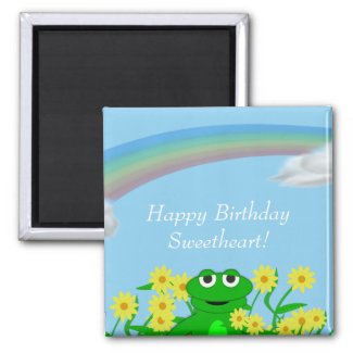 Happy Toons Happy Birthday Magnet magnet