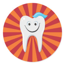 Happy tooth sticker