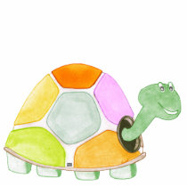 Happy Tortoise Acrylic Sculpture Photo Sculptures
