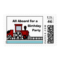 Happy Track Train Stamps
