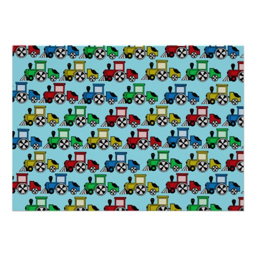 Happy Tracks Railroad Invitation/ Red