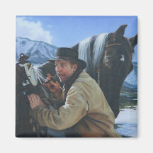 Happy Trails Fridge Magnet