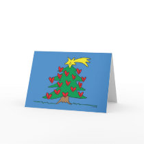 Happy Tree (blank inside) cards