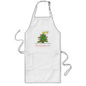 Happy Tree Christmas Apron