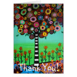 HAPPY TREE Thank You Card