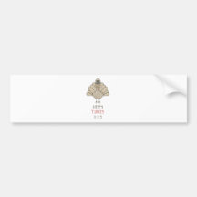 happy turkey day bumper sticker
