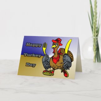 Happy Turkey Day card