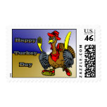 Happy Turkey Day stamps