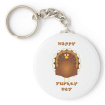 Happy Turkey day Thanksgiving Key Chain