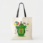 Happy Turtle 1st Birthday Canvas Bag