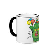 Happy Turtle 4th Birthday mugs by pinkinkart Happy Turtle 4th Birthday mugs