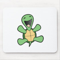 Happy Turtle Mouse Pads