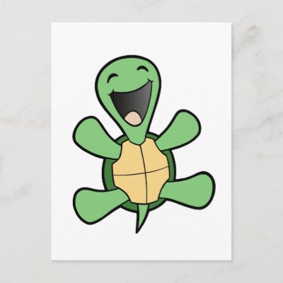 Happy Turtle Postcard