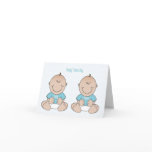 Happy Twins Day Boys Card