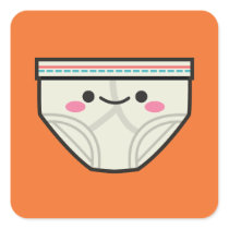 Happy Underpants Stickers