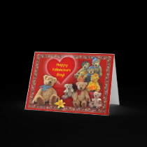 Happy Valentine's Bears cards