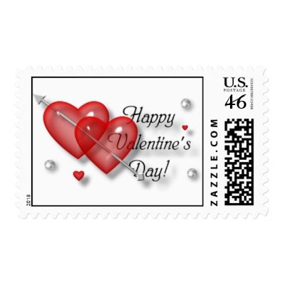 Happy Valentines Day 3 Stamps by Maria_c08